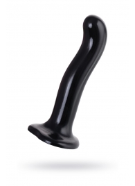 Черный стимулятор для пар P G-Spot Dildo Size M - 18 см. - Strap-on-me - в Шахтах купить с доставкой