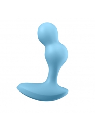 Голубой анальный вибростимулятор Deep Driver - 11,2 см. - Satisfyer - в Шахтах купить с доставкой