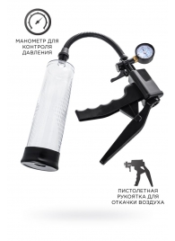 Прозрачная механическая помпа для пениса Viggo - Sexus - в Шахтах купить с доставкой