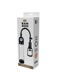 Прозрачная вакуумная помпа с манометром Deluxe Penis Pump - Dream Toys - в Шахтах купить с доставкой