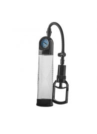 Прозрачная вакуумная помпа с манометром Deluxe Penis Pump - Dream Toys - в Шахтах купить с доставкой