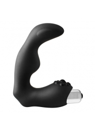 Черный вибромассажер простаты FantASStic Vibrating Prostate Massager - 11,3 см. - Dream Toys - в Шахтах купить с доставкой