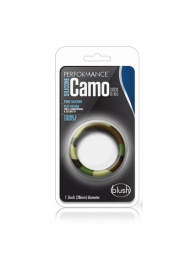 Эрекционное кольцо камуфляжной расцветки Silicone Camo Cock Ring - Blush Novelties - в Шахтах купить с доставкой
