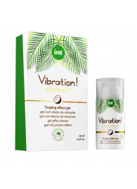 Возбуждающий гель с ароматом кокоса Vibration Coconut - 15 мл. - INTT - купить с доставкой в Шахтах
