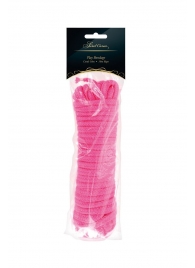Розовая веревка для связывания Sweet Caress Rope - 10 метров - Sweet Caress - купить с доставкой в Шахтах