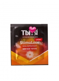 Разогревающий гель-лубрикант Stimulove Light в одноразовой упаковке - 4 гр. - Биоритм - купить с доставкой в Шахтах