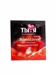 Разогревающий гель-лубрикант Stimulove Strong в одноразовой упаковке - 4 гр. - Биоритм - купить с доставкой в Шахтах