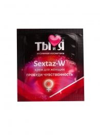 Возбуждающий крем для женщин Sextaz-W в одноразовой упаковке - 1,5 гр. - Биоритм - купить с доставкой в Шахтах