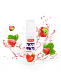 Гель-смазка Tutti-frutti с земляничным вкусом - 30 гр. - Биоритм - купить с доставкой в Шахтах