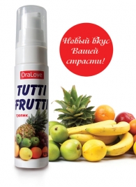 Гель-смазка Tutti-frutti со вкусом тропических фруктов - 30 гр. - Биоритм - купить с доставкой в Шахтах