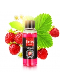 Массажное масло Eros fantasy с ароматом земляники - 50 мл. - Биоритм - купить с доставкой в Шахтах