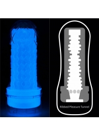 Светящийся в темноте мастурбатор Lumino Play Masturbator Ribbed - Lovetoy - в Шахтах купить с доставкой