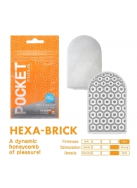 Карманный мастурбатор HEXA-BRICK - Tenga - в Шахтах купить с доставкой