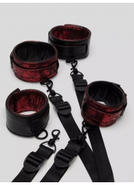 Изысканный набор фиксаций на кровати Reversible Under Mattress Restraint Set - Fifty Shades of Grey - купить с доставкой в Шахтах