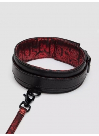 Стильный ошейник с поводком Reversible Faux Leather Collar and Lead - Fifty Shades of Grey - купить с доставкой в Шахтах