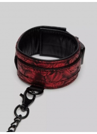 Красно-черные оковы Reversible Faux Leather Ankle Cuffs - Fifty Shades of Grey - купить с доставкой в Шахтах