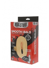Мастурбатор-вагина с вибрацией и выносным пультом управления REALSTUFF SMOOTH   BALD - Dream Toys - в Шахтах купить с доставкой