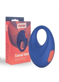 Синее эрекционное кольцо RRRING Casual Date Cock Ring - FeelzToys - в Шахтах купить с доставкой