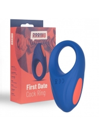 Синее эрекционное кольцо RRRING First Date Cock Ring - FeelzToys - в Шахтах купить с доставкой
