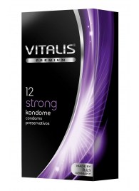 Презервативы с утолщённой стенкой VITALIS PREMIUM strong - 12 шт. - Vitalis - купить с доставкой в Шахтах