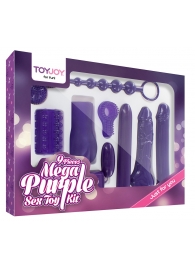 Эротический набор Toy Joy Mega Purple - Toy Joy - купить с доставкой в Шахтах