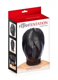 Маска-шлем на голову с отверстиями для дыхания - Fetish Tentation - купить с доставкой в Шахтах
