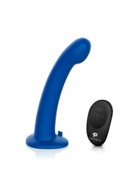 Синяя насадка Remote Control P-Spot G-Spot с черными трусиками - 20 см. - Pegasus - купить с доставкой в Шахтах