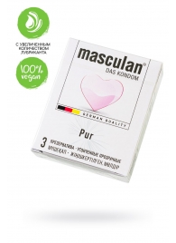 Супертонкие презервативы Masculan Pur - 3 шт. - Masculan - купить с доставкой в Шахтах