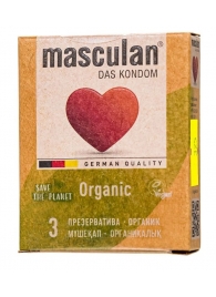 Экологически чистые презервативы Masculan Organic - 3 шт. - Masculan - купить с доставкой в Шахтах