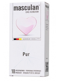 Супертонкие презервативы Masculan Pur - 10 шт. - Masculan - купить с доставкой в Шахтах