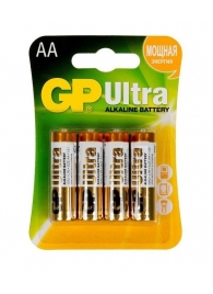 Батарейки алкалиновые GP Ultra Alkaline AA/LR6 - 4 шт. - Элементы питания - купить с доставкой в Шахтах