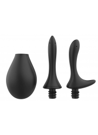 Черный анальный душ Nexus Anal Douche Set с 2 сменными насадками - Nexus Range - купить с доставкой в Шахтах
