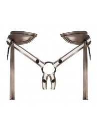 Бронзовый пояс для насадок Desirous Harness - Strap-on-me - купить с доставкой в Шахтах