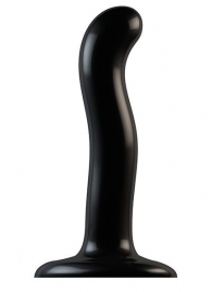 Черный фаллоимитатор-насадка Strap-On-Me P G spot Dildo size S - 16,4 см. - Strap-on-me - купить с доставкой в Шахтах