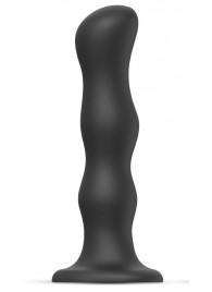 Черная насадка Strap-On-Me Dildo Geisha Balls size XL - Strap-on-me - купить с доставкой в Шахтах