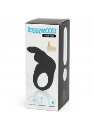 Черное эрекционное виброкольцо Happy Rabbit Rechargeable Rabbit Cock Ring - Happy Rabbit - в Шахтах купить с доставкой