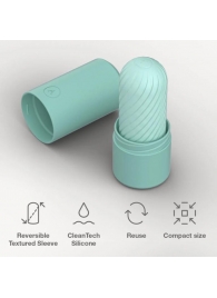 Мятный двусторонний мастурбатор Arcwave Ghost Pocket Stroker - Arcwave - в Шахтах купить с доставкой