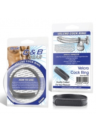 Кольцо на пенис из искусственной кожи на липучке VELCRO COCK RING - 5 см. - BlueLine - в Шахтах купить с доставкой