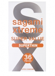 Ультратонкие презервативы Sagami Xtreme Superthin - 36 шт. - Sagami - купить с доставкой в Шахтах