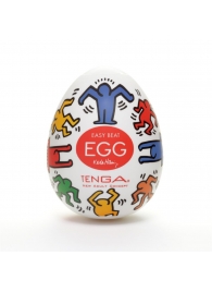 Мастурбатор-яйцо Keith Haring EGG DANCE - Tenga - в Шахтах купить с доставкой