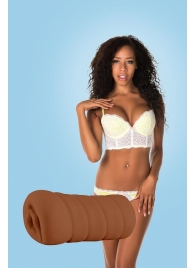 Коричневый мастурбатор-вагина BRIANNA - Dream Toys - в Шахтах купить с доставкой
