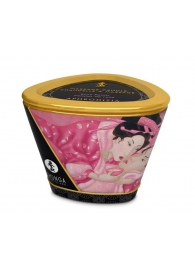 Массажная свеча Rose Petals с ароматом розы - 170 мл. - Shunga - купить с доставкой в Шахтах
