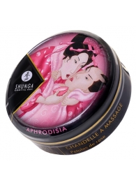 Массажная свеча Rose Petals с ароматом розы - 30 мл. - Shunga - купить с доставкой в Шахтах