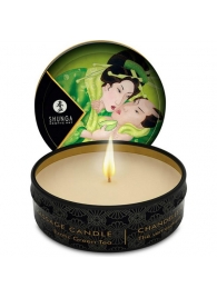 Массажная свеча Exotic Green Tea с ароматом зелёного чая - 30 мл. - Shunga - купить с доставкой в Шахтах