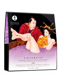 Соль для ванны Lovebath Sensual lotus, превращающая воду в гель - 650 гр. - Shunga - купить с доставкой в Шахтах