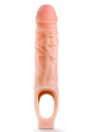 Телесная насадка на пенис 9 Inch Cock Sheath Extender - 22,2 см. - Blush Novelties - в Шахтах купить с доставкой