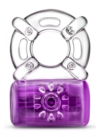 Фиолетовое эрекционное виброкольцо One Night Stand Vibrating C-Ring - Blush Novelties - в Шахтах купить с доставкой