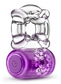Фиолетовое эрекционное виброкольцо One Night Stand Vibrating C-Ring - Blush Novelties - в Шахтах купить с доставкой