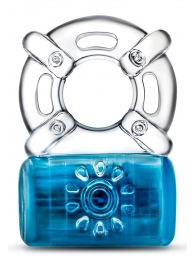 Синее эрекционное виброкольцо One Night Stand Vibrating C-Ring - Blush Novelties - в Шахтах купить с доставкой