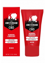 Пролонгирующий лубрикант Numbing CBD from Amsterdam - 50 мл. - Shots Media BV - купить с доставкой в Шахтах